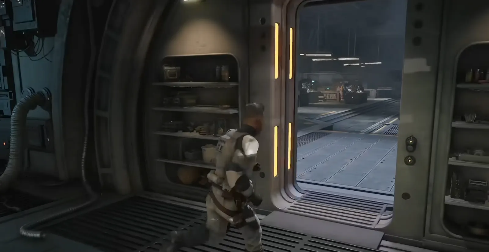 Hawks exploring the Den between tactical missions